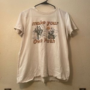 A small Tres Bien shirt.